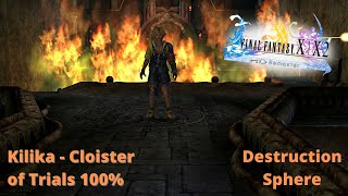 Final Fantasy X Kilika Cloister of trials 100  destruction sphere [upl. by Zelikow778]