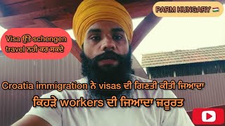 Croatia new visa updateCroatia immigration update ​⁠Parmhungary [upl. by Leksehcey]