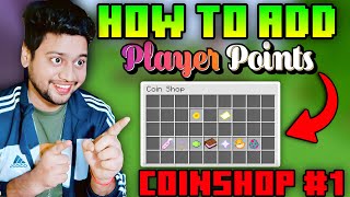 How To Add Player Points in Aternos Server  Player Points Plugin Tutorial  Minecraft CoinShop 1 [upl. by Anerat]