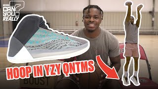 TRYING KANYE WESTS YEEZY BASKETBALL SHOE REVIEW AND CHALLENGE  CAN YOU REALLY W JeremyJonesNeverFold [upl. by Juliano]