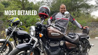 METEOR 350 vs HONDA Higness CB 350  HONEST REVIEW [upl. by Lua]