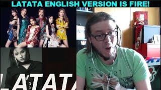 여자아이들GIDLE  LATATA English Ver Official Lyric Video REACTION [upl. by Stempson]