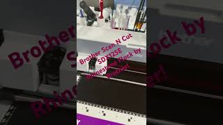 Brother Scan N Cut Rhinestone Flock diy brotherscanncut rhinestones [upl. by Weide818]