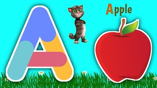 The ABCD phonic song  Toddlers learning video  A for apple b for ball c for cat  phonics song [upl. by Firooc]