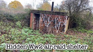 Hidden Ww2 Air raid shelter [upl. by Raymonds]