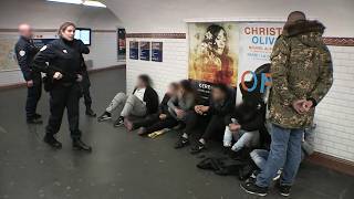 Métro Parisien  Crack pickpockets  La guerre est déclarée [upl. by Shanie]