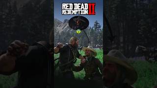 Micah Bell hit hard Reddeadredemption2 games shorts short gaming gameplay game [upl. by Ahsiak92]