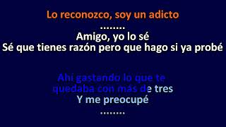 Prince Royce Feat Marc Anthony  Adicto  Karaoke Instrumental Lyrics  ObsKure [upl. by Aceber]