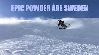 SLOW MOTION  EPIC POWDERDAY ÅRE SWEDEN [upl. by Dominick]