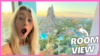 Cabana Bay Beach Resort Universal Orlando Room amp Resort Tour  Volcano Bay View [upl. by Idnam]