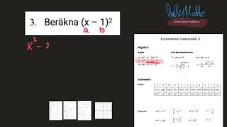 uppgift kvadreringsregeln 3 [upl. by Woolley]