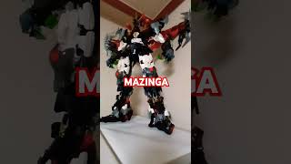 Lego block custom built super robot mazinga [upl. by Tonry627]