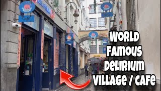 WORLD FAMOUS  Delirium Bar in Brussels [upl. by Nomad]