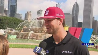 Todd Gilliland talks NASCAR in Chicago as race weekend gets underway [upl. by Arrej]