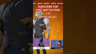 Subscribe for gift battle pass fortnite [upl. by Wylde]