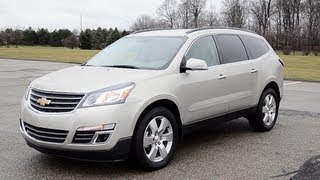 2013 Chevrolet Traverse AWD LTZ  WR TV POV Test Drive [upl. by Zelle]