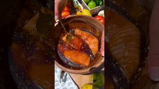 Honey Balsamic Glazed Salmon Tacos  Cilantro Lime Mango Salsa I summerrecipes salmondinner [upl. by Chader250]