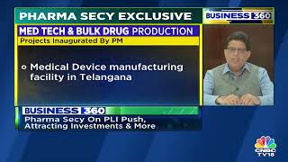 Secretary of the Department of Pharmaceuticals had an exclusive interaction with CNBCTV18 [upl. by Marena772]