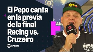 El PEPO cantó en la previa de la final de la Copa Sudamericana de Racing vs Cruzeiro [upl. by Eadmund]