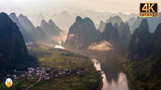 Yangshuo Guangxi🇨🇳 Explore Yangshuos TenMile Gallery by Biking 4K HDR [upl. by Biggs388]