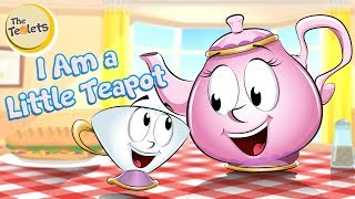 Im a Little Teapot I Little Teapot Song I Nursery Rhymes and Kids Songs I The Teolets [upl. by Ldnek]