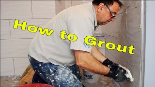 How to grout Step by step Stain resistant grouts Mapei Ultracolor plus FA or similar [upl. by Showker]