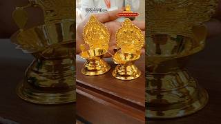 Gold Kamatchi Vilakku  5g Miniature God Idols  Pooja items in Gold  Pothys Swarnamahal [upl. by Dorthy542]