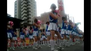 第62回湘南平塚七夕祭  Dances 33 by Japanese cheerleaders Hiratsuka 2012 [upl. by Astor]