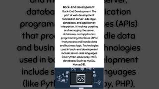 BackEnd Development [upl. by Flight]