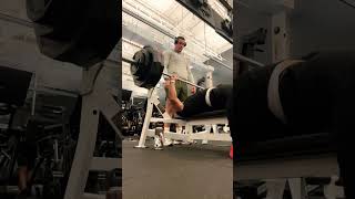 385lbs iso bench press at 195lbs shorts gym motivation workout fitness trend bodybuilding [upl. by Cecelia664]