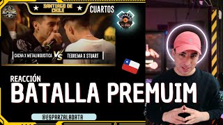 REACCIONAMOS A UN BATALLÓN  TEOREMA x STUART VS METALINGUISTICA x CACHA  GOD LEVEL ALL STAR chile [upl. by Oliana]