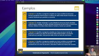 Fundamentos de Programación  Lenguaje C  Tema 7 Estructuras [upl. by Fryd]