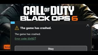 Fix Call of Duty Black Ops 6 Error Code 0x9 The Game Has Crashed On PC Game Pass Users [upl. by Werdnael636]