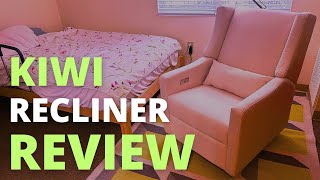 Babyletto Kiwi Power Recliner Glider Review Unboxing and Assembly  Amazon Recliner Chair Review [upl. by Ahtekahs222]