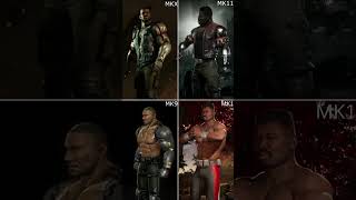 JAX MK1 vs MK11 vs MKX vs MK9  Character Models Comparison [upl. by Halima]