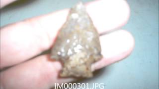 Arrowhead Pics French Creek Erie County PA Artifact Site 2012 [upl. by Halfdan]