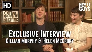 Cillian Murphy amp Helen McCrory Interview  Peaky Blinders Season 2 HD [upl. by Ardni904]