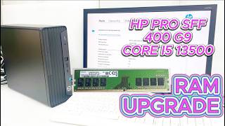 HP PRO SFF 400 G9 I5 13TH GEN RAM UPGRADE  6U4J7EA  HP Pro SFF 400 G9 Desktop PC [upl. by Themis]