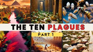 THE TEN PLAGUES OF EGYPT PART 1 MOSES amp PHARAOH  BIBLE STORIES [upl. by Annaik]