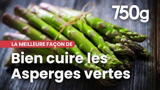 Comment réussir la cuissons des Asperges vertes   750g [upl. by Tilagram684]