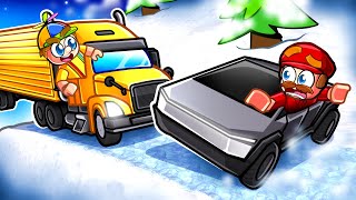 DRIVING TRUCKS ON ICE bad idea [upl. by Anner]