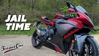 2022 MV Agusta F3 RR First Ride The Look and Feel [upl. by Okika]