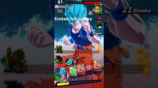 1v3 with Evoken goes hard bandainamcoentertainment dbl dragonball dragonballlegends [upl. by Torbart558]