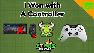 I WON ZOMBSROYALE WITH A CONTROLLER ONLY [upl. by Pelmas]