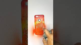 Spray paint on old Mobile cover 📳ytshorts viral drawing sprctrum spraypaint spraycan howto [upl. by Vicki]