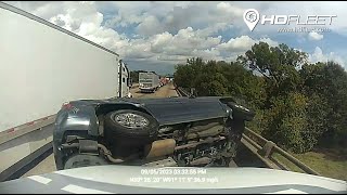 Freeway Rollover Accident [upl. by Ayor780]