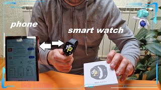 How to connect smart watch to Phone 2024 with Ice Nima 4K UHD [upl. by Acirretal]