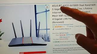 Asus Router upgrade from AC1700 to ASUS RTAX55 AX1800 [upl. by Enyledam931]