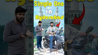 SIMPLE ONE EV Scooter IN HYDERABAD😱 simpleone electricscooter shorts [upl. by Lauryn]