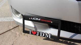 iJDMTOY License Plate Bracket Relocator Kit Install [upl. by Ramiah]